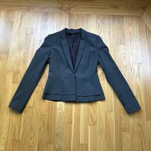 Elie Tahari Gray Wool Pantsuit